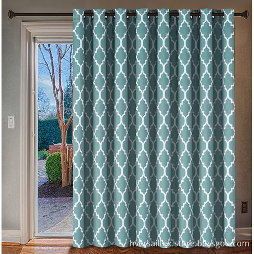 Patio Sliding Door Curtain Grommet Top